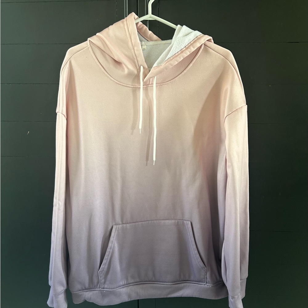 Pink and Purple Ombre Hoodie